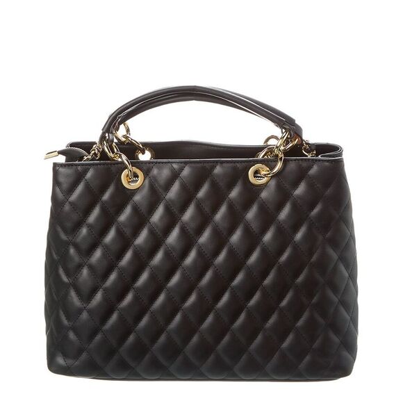 Persaman New York Aurora56 Leather Tote, Black - Picture 2 of 4